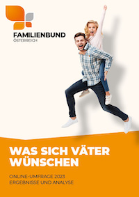 Cover der Broschüre "Was sich Väter wünschen"