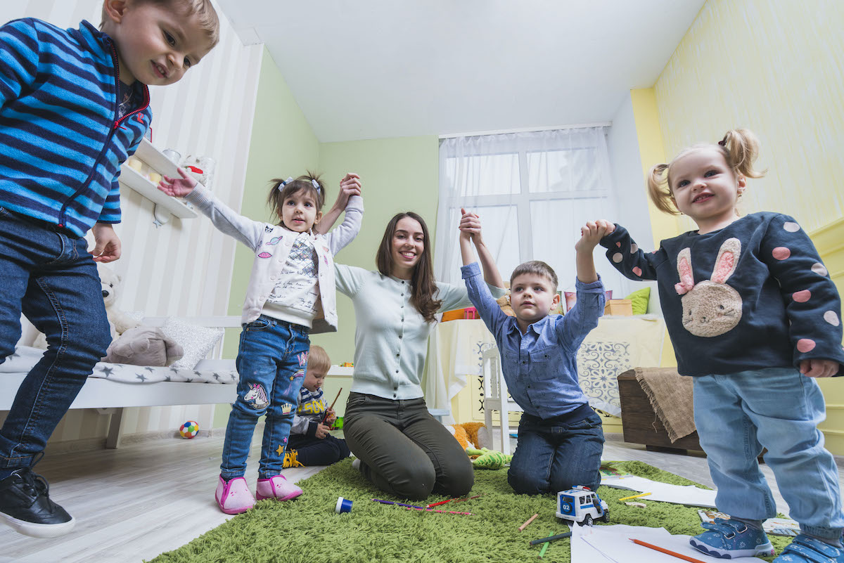 Kinder im Kindergarten