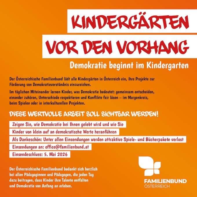 Einlaödung zum Kindergartenprojekt