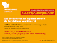 Einladung zur Onlinediskussion am 2. Dezember