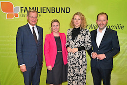 Thomas Stelzer, Susanne Raab, Johanna Jachs und Bernhard Baier